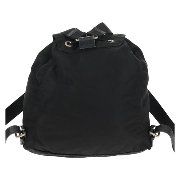 PRADA Backpack Nylon Black Silver Auth main image 13